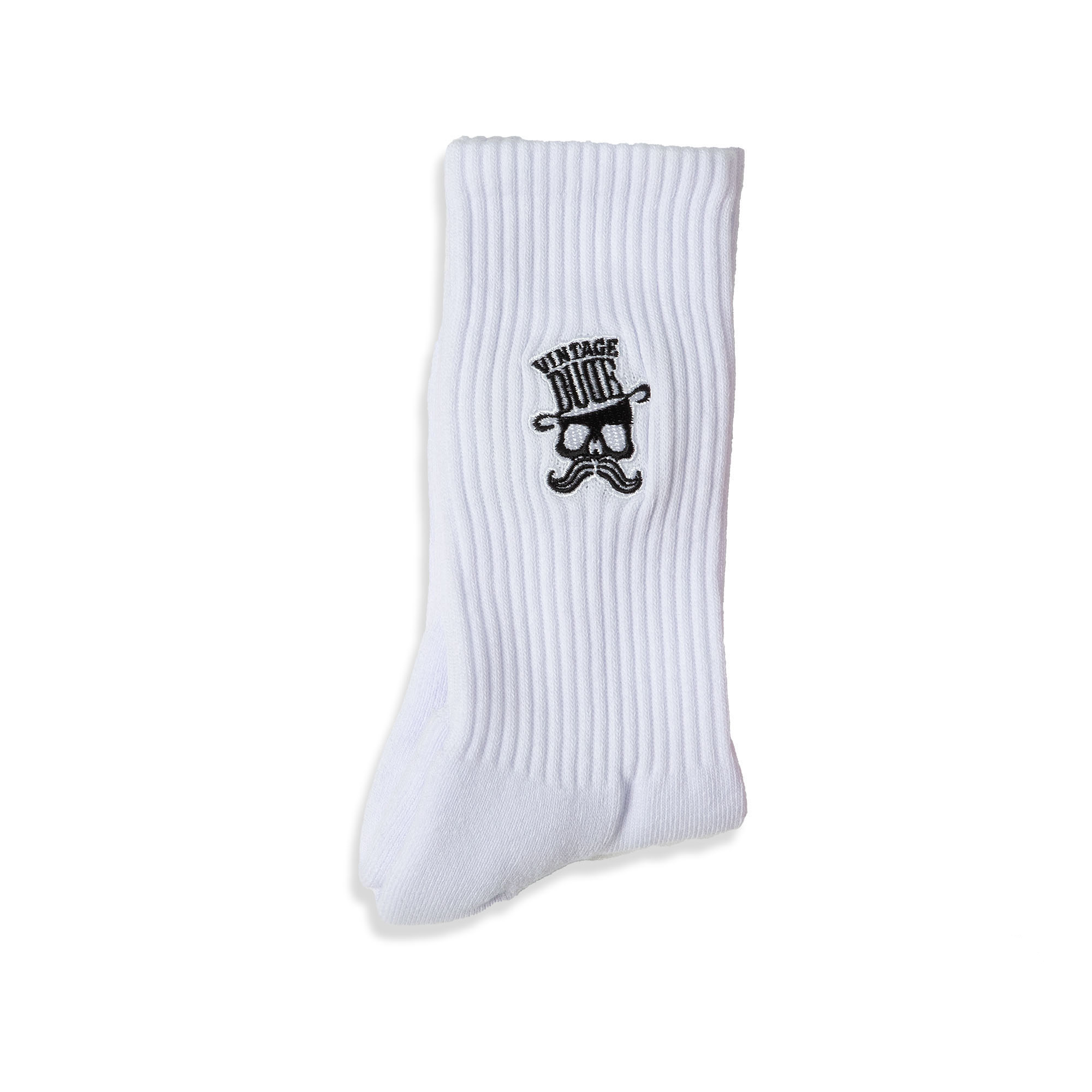 DUDE SOCKS｜白色中筒襪 | oversize 大尺碼男裝