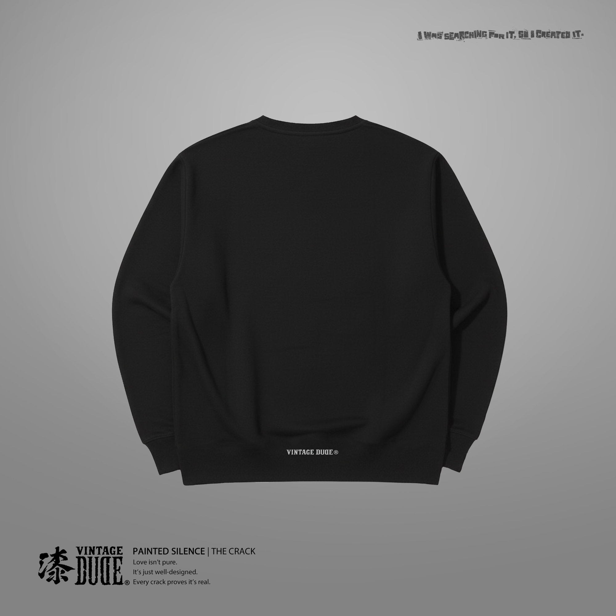 THE CRACK｜Long-sleeved T-shirt | oversize 大尺碼男裝