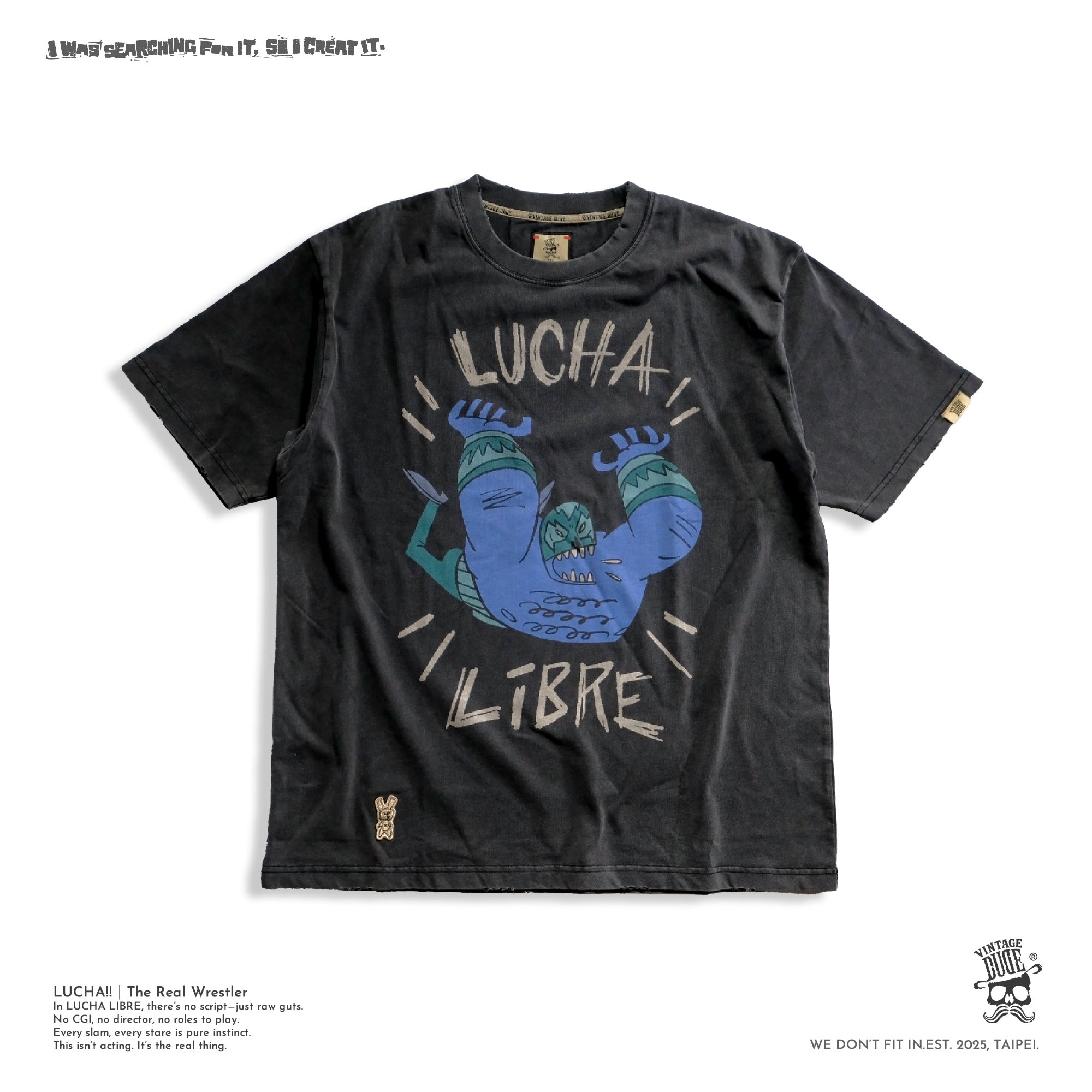LUCHA!!｜Short Sleeve Tee | oversize 大尺碼男裝